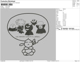 Chis Embroidery File 4 size