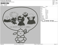 Chis Embroidery File 4 size