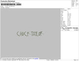 Chuck Taylor Embroidery File 4 size