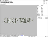 Chuck Taylor Embroidery File 4 size