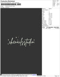 Chenailstudio Embroidery File 4 size