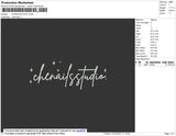 Chenailstudio Embroidery File 4 size