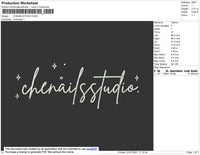 Chenailstudio Embroidery File 4 size