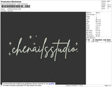 Chenailstudio Embroidery File 4 size