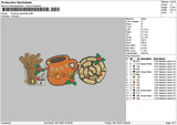 Xmas Symbols 1811 Embroidery 2 Versions