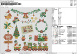 Icons Xmas 001 Embroidery File 6 sizes