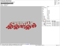 Christian Text Embroidery File 4 size