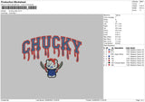 Chucky Kitty Embroidery File 5 sizes