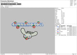 Cinnamorollv2 Embroidery File 6 sizes