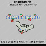 Cinnamorollv2 Embroidery File 6 sizes