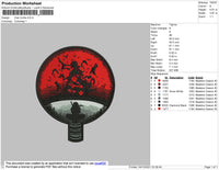Clan Uciha Embroidery File 4 size