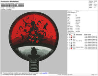 Clan Uciha Embroidery File 4 size