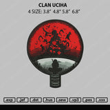 Clan Uciha Embroidery File 4 size