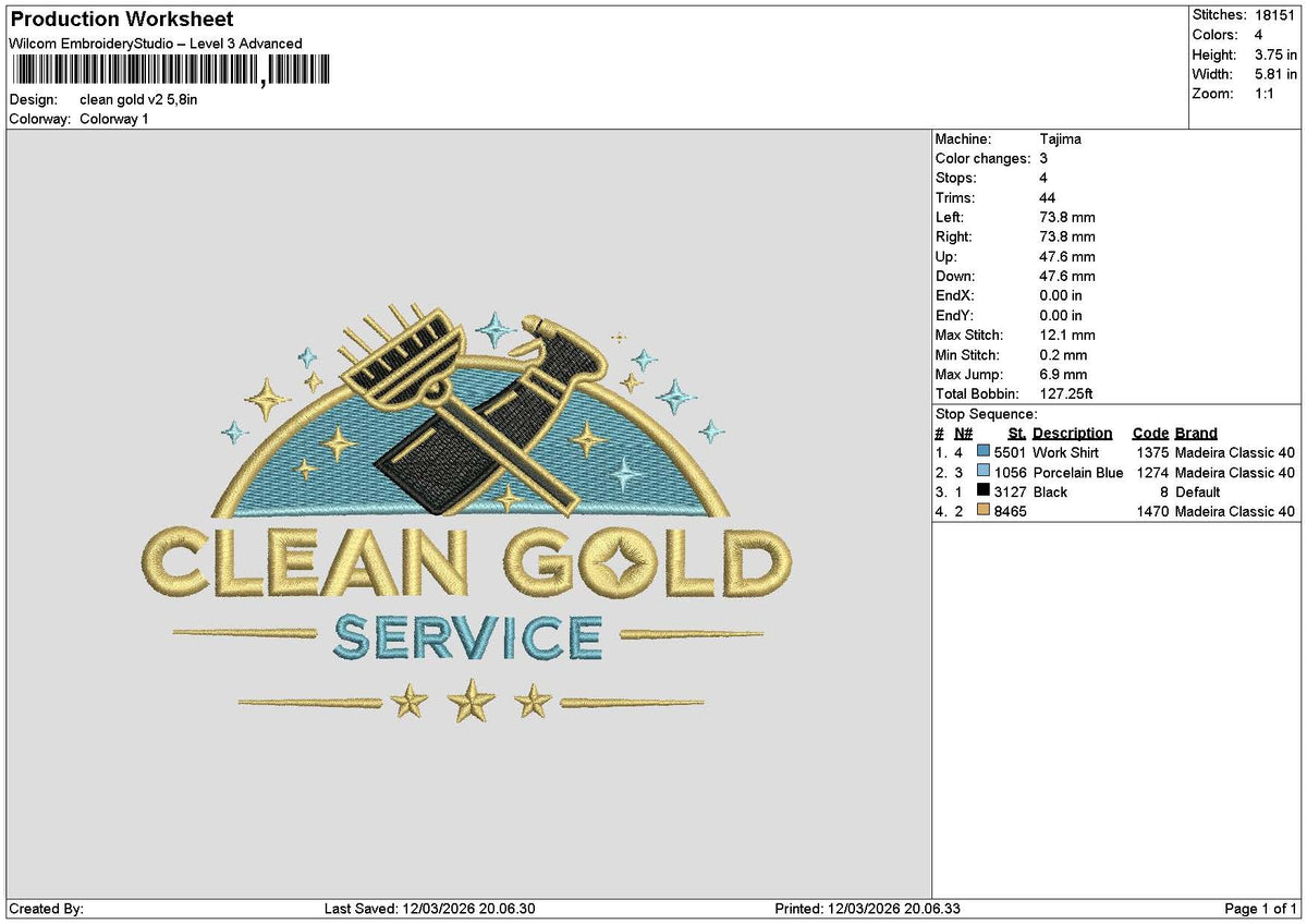 Cleantext Cleantext V2 Embroidery File 6 sizes – Master Digitizer