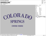 Colorado Embroidery File 5 Size
