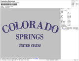 Colorado Embroidery File 5 Size