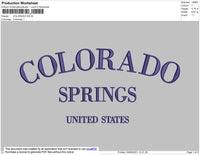 Colorado Embroidery File 5 Size