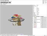 Color Love Embroidery File 4 size