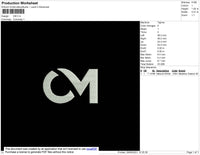 CM Embroidery File 3 size