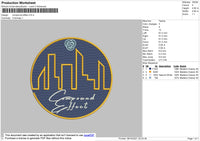 Compoud Effect Embroidery File 5 size
