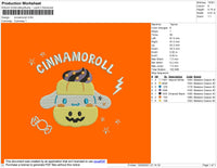 Cinnamoroll Embroidry File 4 size