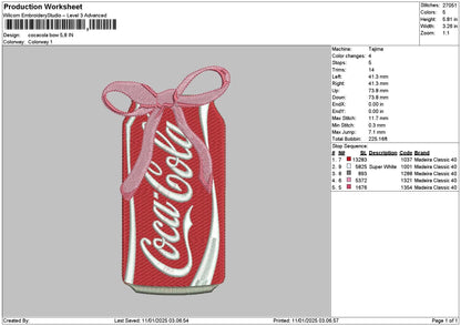 Colabow Embroidery File 6 sizes