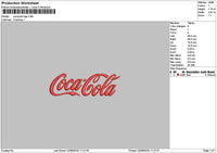 Cocatext Embroidery File 6 sizes