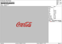 Cocatext Embroidery File 6 sizes