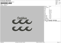 Cochhia Embroidery File 4 size
