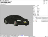 Cole Car Embroidery File 4 size
