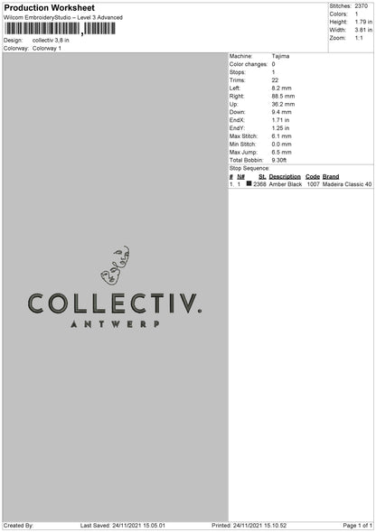 Collective Embroidery File 4 size