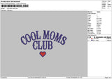 Cooltext 0404 Embroidery File 6 sizes