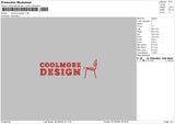 Coolmoretext Embroidery File 6 sizes