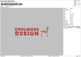 Coolmoretext Embroidery File 6 sizes