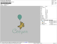 Cooper Embroidery File 4 size
