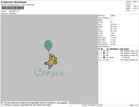 Cooper Embroidery File 4 size