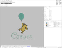 Cooper Embroidery File 4 size