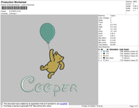 Cooper Embroidery File 4 size