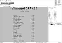 C Orange Playlist Embroidery File 4 size