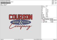 Coursontext Embroidery File 6 sizes