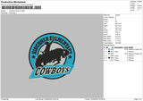 cowboys kirchner Embroidery File 6 sizes