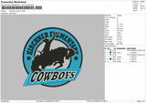 cowboys kirchner Embroidery File 6 sizes