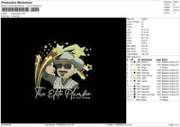 Cowboystar Embroidery File 6 sizes