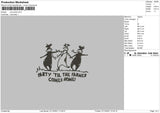 Cow Party Embroidery File 4 size