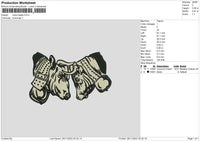 Cows Heads Embroidery File 6 sizes