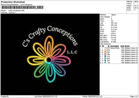 Craftytext Embroidery File 6 sizes