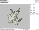 Bird Cry Baby Embroidery File 5 size