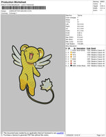 Cardcaptor Sakura Embroidery File 4 size