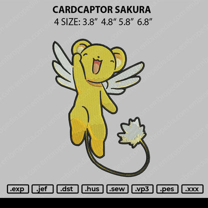 Cardcaptor Sakura Pokemon Embroidery Design File 4 size