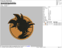 Circle Dragonball ERmbroidery File 4 size